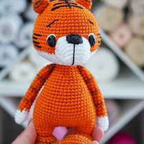 Tigre finalizado  Ein Projekt aus dem Bereich Amigurumi, Art To, H, werk, Kreativität mit Kindern, Crochet und Weben von cinthia_m - 03.08.2025