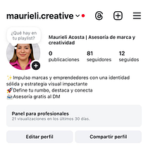 Marca personal. Maurieli.Creative - Asesoria de marcas y creatividad. Een project van  Contentmarketing, Digitale marketing, Marketing, Social media y  Creativiteit van maudesignart - 03.08.2025