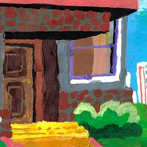 Arquitectura diurna con acrílico. Acr, lic Painting, Fine Arts, and Painting project by Jose Manzanera - 08.04.2025