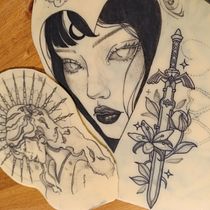 Práctica curso polilla tattoo :) Ein Projekt aus dem Bereich Tattoodesign von Zoe Strubbia - 04.08.2025