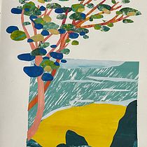 Plage landaise Ein Projekt aus dem Bereich Collage, Traditionelle Illustration, Kinderillustration, Kreativität mit Kindern, Erzählung und Kartonmodellbau von xjb58q8cmk - 04.08.2025