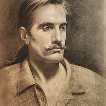 Realistic Charcoal Portrait final project. Fine Arts, Drawing, Portrait Drawing, and Traditional illustration project by Helma L - 08.04.2025