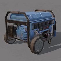 Portable Generartor. 3D, Game Design, 3D Modeling, and Video Games project by Becky Vr - 08.05.2025