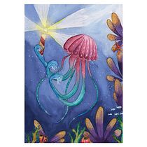 Aquarelle des mondes marins féeriques . Drawing, Editorial Illustration, Traditional illustration, and Watercolor Painting project by anaisloison - 08.05.2025