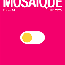 Mosaïque – An Interactive Graphic Design Magazin. Design de informação, Design editorial, Design gráfico, e Design digital projeto de Khaoula DAHO IDRISSI - 07.08.2025