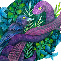 Charla improbable . Drawing, Editorial Illustration, Traditional illustration, and Watercolor Painting project by Entraenelarte Entraenelarte - 08.07.2025