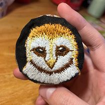 Barn Owl -Lechuza . % catalinaruizsanhueza1 tarafından hazırlanan Nakış, Mücevher Tasarımı, Ve Tekstil Tasarımı projesi - 08.08.2025