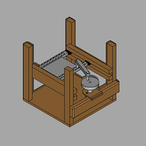Simple Prototype – Sieving Machine. Design, 3D Modeling, and Artificial Intelligence project by Maen Barabra - 08.08.2025