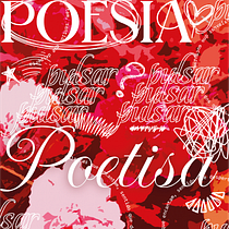 Pôster: Poesia, Pulsar, Poetisa - Bela Core. Communication, Cop, writing, Writing, and Social Media project by Isabela Carolina - 08.09.2025