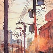 Projet du cours. Un projet de Beaux Arts, Peinture , et Aquarelle de isabelleloustalot - 10.08.2025