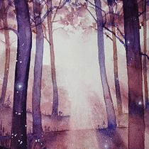 Fairy forest . Painting, and Watercolor Painting project by Jolly Molly - 08.11.2025