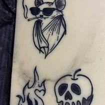 Seguimos practicando. Tattoo Design project by Melany Aranza Gamiño Becerril - 08.11.2025