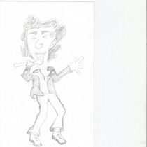 el cantante. Een project van  Tekening y Ontwerp van personages van nanamona1531 - 12.08.2025