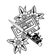 Cinta Los Chichos. Tattoo Design project by Lucía del Pilar Ortiz - 08.12.2025