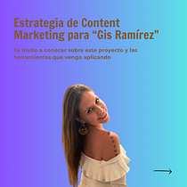 Estrategia de Content Marketing para “Gis Ramírez”. Marketing, Digital Marketing, Content Marketing, Facebook Marketing, YouTube Marketing & Instagram Marketing project by Gis Ramírez - 08.12.2025