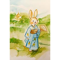 Sweet kimono  . % antonellapalm tarafından hazırlanan Çizim, Geleneksel illüstras, on, Sulubo, Ve a Resim projesi - 08.12.2025