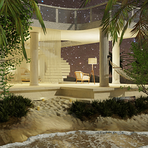 Quiet rest. 3D, 3D Design, 3D Modeling, and Digital Architecture project by Paolo Mazza - 08.15.2025