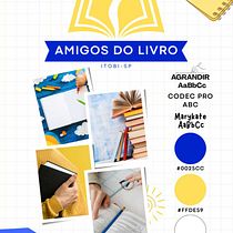 AMIGOS DO LIVRO . Communication, Digital Marketing, Instagram, Instagram Marketing, Marketing, Mobile Marketing, and Social Media project by Nivia Renata - 08.15.2025