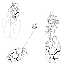 Rise again . Drawing, Digital Drawing, Tattoo Design, Graphic Design, Traditional illustration, and Digital Illustration project by Ella Yahalom - 08.17.2025