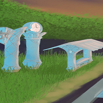 Estación de tren Zora Ein Projekt aus dem Bereich Concept Art, Digitale Zeichnung, Digitale Illustration und Digitale Malerei von fersala_2112 - 18.08.2025