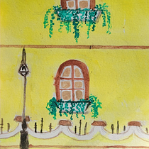 Forte Kochi Hotel – Gouache Illustration. Un proyecto de Creatividad, Dibujo, Pintura gouache, Ilustración tradicional, Sketchbook, Bocetado y Pintura a la acuarela de gopikag174317 - 18.08.2025