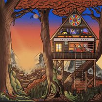 Girl DJ plays music in her cozy cabin. Un proyecto de Dibujo digital, Ilustración digital, Ilustración tradicional, Narrativa y Sketchbook de pgsfgq4yvv - 18.08.2025