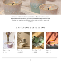 Koren: velas naturales. Un proyecto de Br, ing e Identidad, Diseño gráfico, Diseño para Redes Sociales y Diseño Web de pachcam_work - 20.08.2025