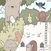 Kawaii Aussie Friends. Character Design, Digital Illustration, and Manga project by Jason Rodgers - 08.21.2025