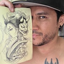 Primer proyecto con Domestik. Un proyecto de Diseño de tatuajes de Kenny Ruiz - 21.08.2025