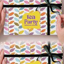 "Tea party", infusiones de color. Pattern Design, Traditional illustration, and Watercolor Painting project by I Garcia - 08.22.2025
