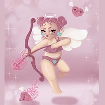 cupida. Un progetto di Character design, Illustrazione tradizionale, Illustrazione digitale e Pittura digitale di Milagros Romero - 24.08.2025