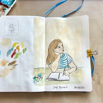 Exploratory Sketchbooking Ein Projekt aus dem Bereich Skizzenentwurf, Kreativität, Zeichnung, Traditionelle Illustration, Aquarellmalerei, Gouachemalerei und Sketchbook von Maya Marty - 24.08.2025