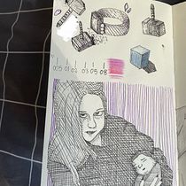 Trabajo durante el curso Ein Projekt aus dem Bereich Zeichnung, Traditionelle Illustration, Illustration mit Tinte, Sketchbook und Skizzenentwurf von Isabel Ruiz de la Hoz - 28.08.2025