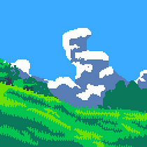 Día Soleado Amanecer Ein Projekt aus dem Bereich Design von Figuren, Videospiele, Pixel Art und Design für Videospiele von cursoluismedina - 29.08.2025