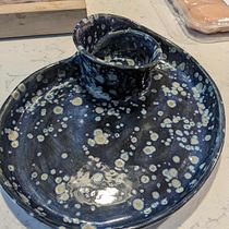 Plat à nachos. Arts, Crafts, Fine Arts, Accessor, Design, and Ceramics project by Lisabeth Robert - 08.30.2025