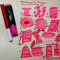 My Favorite Things Ein Projekt aus dem Bereich Bildende Künste, Skizzenentwurf, Kreativität, Zeichnung, Sketchbook, Achtsamkeit und Traditionelle Illustration von hebamamon93 - 30.08.2025