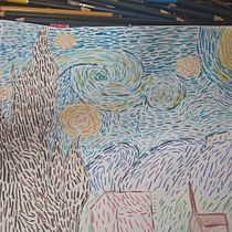 un poco de lo que hice. Un proyecto de Bellas Artes, Diseño, Ilustración tradicional, Pintura, Creatividad con niños y Sketchbook de luismendeed - 01.09.2025