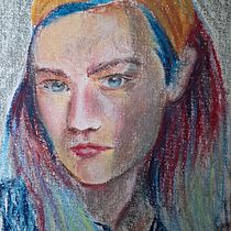 Retrato con pastel Ein Projekt aus dem Bereich Artistische Zeichnung, Zeichnung, Bildende Künste, Traditionelle Illustration und Porträtzeichnung von Soriana Montiel - 01.09.2025