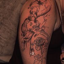 Beauty and the beast . Un proyecto de Diseño de tatuajes de daismusi - 01.09.2025