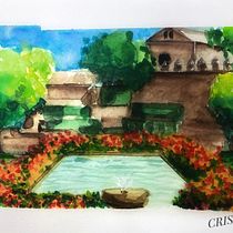 Córdoba  Ein Projekt aus dem Bereich Traditionelle Illustration, Architektonische Illustration, Aquarellmalerei und Sketchbook von CRISTINA BENAVENTE - 01.09.2025
