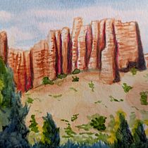 Bryce Canyon Watercolor Travel Journal Ein Projekt aus dem Bereich Traditionelle Illustration, Architektonische Illustration, Aquarellmalerei und Sketchbook von lrjarrard - 02.09.2025