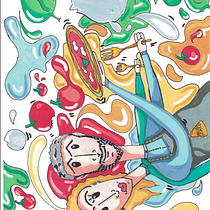 pizzeria Ein Projekt aus dem Bereich Bleistiftzeichnung, Zeichnung, Kreativität mit Kindern und Sketchbook von Antonio Zito - 04.09.2025