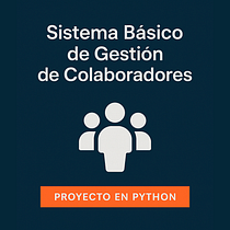 Sistema Básico de Gestión de Colaboradores Ein Projekt aus dem Bereich Webentwicklung und Programmierung von Elmer David Querevalu Puescas - 05.09.2025