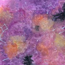 Galaxy . Fine Arts, Painting, Traditional illustration, and Watercolor Painting project by martimoc94 - 09.07.2025