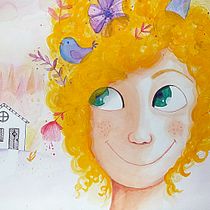 Boucler d'Or et les trois Ours. Fine Arts, Painting, Traditional illustration, Drawing, Watercolor Painting, Pencil Drawing, Children's Illustration, and Narrative project by mel_app - 09.07.2025