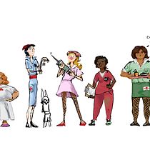 Nadia B's Character Design Project for Jackie Droujko's course!. Design de personagens, Desenho digital, Ilustração digital e Ilustração tradicional projeto de Nadia B - 08.09.2025