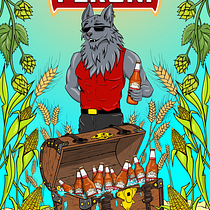 Ilustración para marca de Cervarza Peroni, Italia.. Projekt z dziedziny Trad, c, jna ilustracja, Ilustracja c, frowa,  R, sunek, Projektowanie postaci, Kreat, wność, R, sunek c i frow użytkownika Francisca Moreno - 08.09.2025