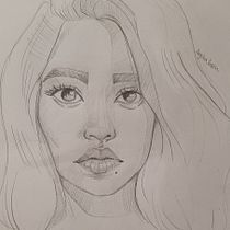 Stile semi realistico. Artistic Drawing, Drawing, Portrait Drawing, Sketchbook, and Sketching project by Angelica Perseu - 09.09.2025