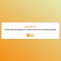 Juego Cards Memori, desarrollado con JavaScript. Web Development, Web Design, HTML, JavaScript, and Programming project by karen_bohorquezdiaz - 09.09.2025
