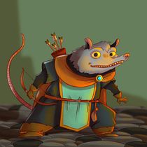 Opossum . Un projet de Conception de personnages, Illustration numérique, Dessin, Illustration traditionnelle, Narration, Stor , et telling de Yuri Bernabini - 11.09.2025